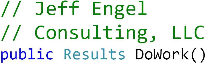 Jeff Engel Consulting, LLC Logo